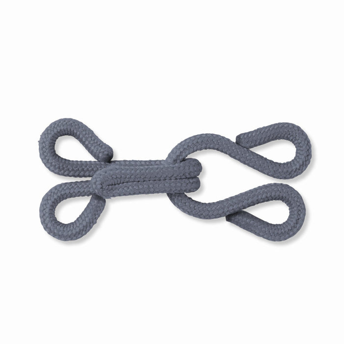 Fur hook and eye on a white background