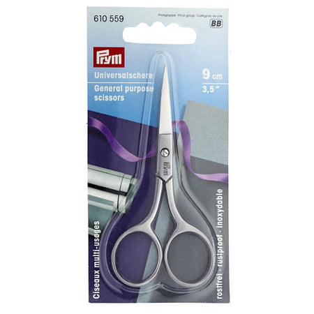 Prym general purpose scissors in packaging on a white background