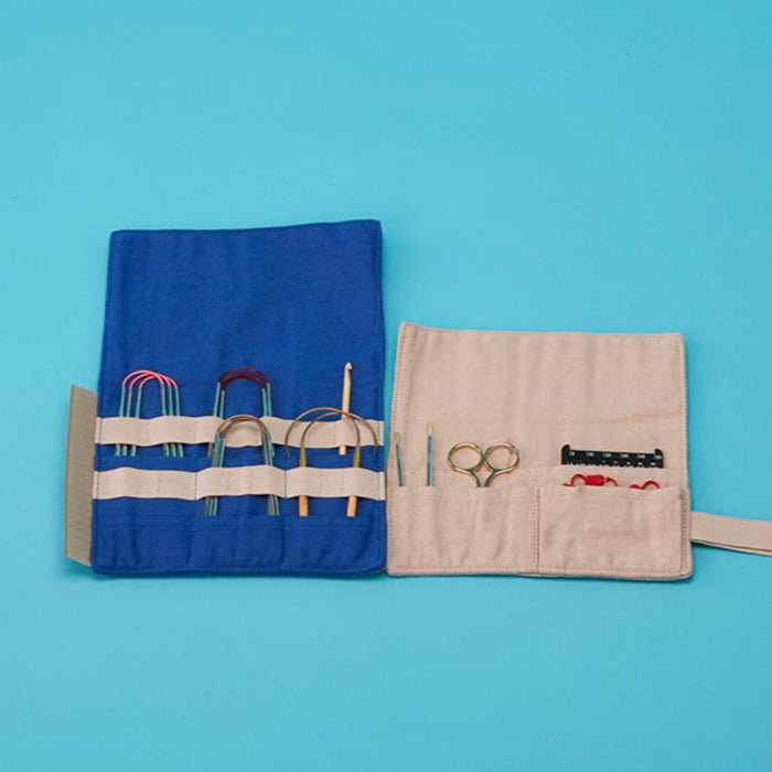 addimultibag knitting needle storage bag for interchangeables, dpns or circulars