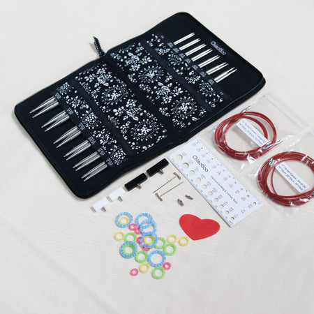 ChiaoGoo Twist Red Lace complete interchangeable circular knitting needle set