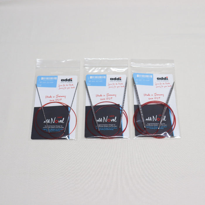 addiNovel lace square fixed circular knitting needles