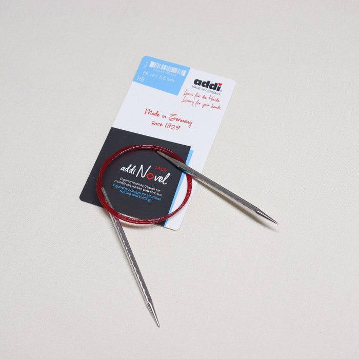 addiNovel lace square fixed circular knitting needles