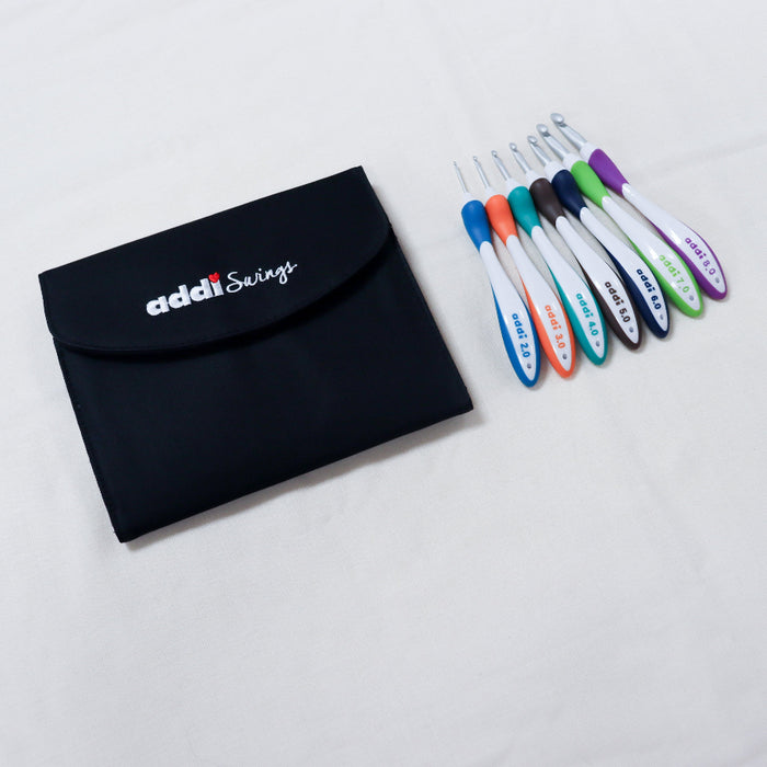addiSwing ergonomic crochet hook set