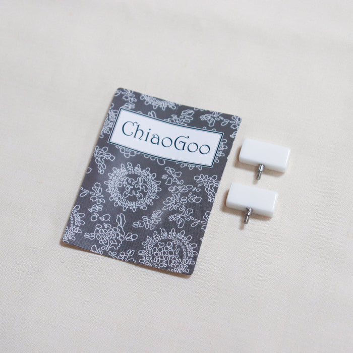 ChiaoGoo end stoppers for interchangeable knitting needles