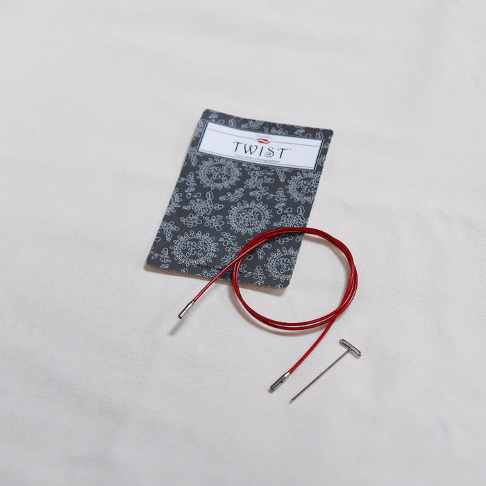 ChiaoGoo twist red lace interchangeable knitting needle cables