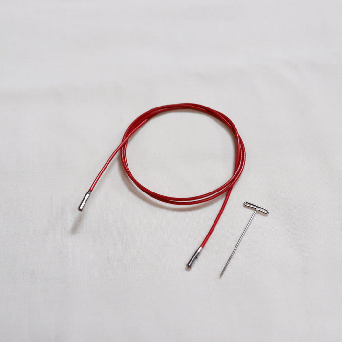 ChiaoGoo twist red lace interchangeable knitting needle cables