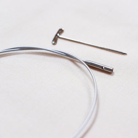 ChiaoGoo SWIV360 interchangeable cable for circular knitting needles.