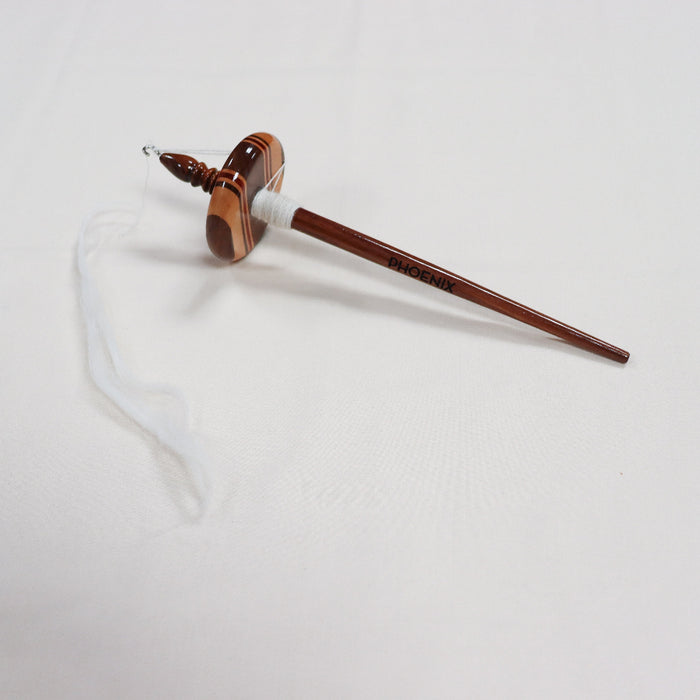 Phoenix drop spindle in multiwood