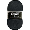 Black skein of yarn with Opal label on a white background