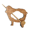 lykke works shawl pin mango sheep