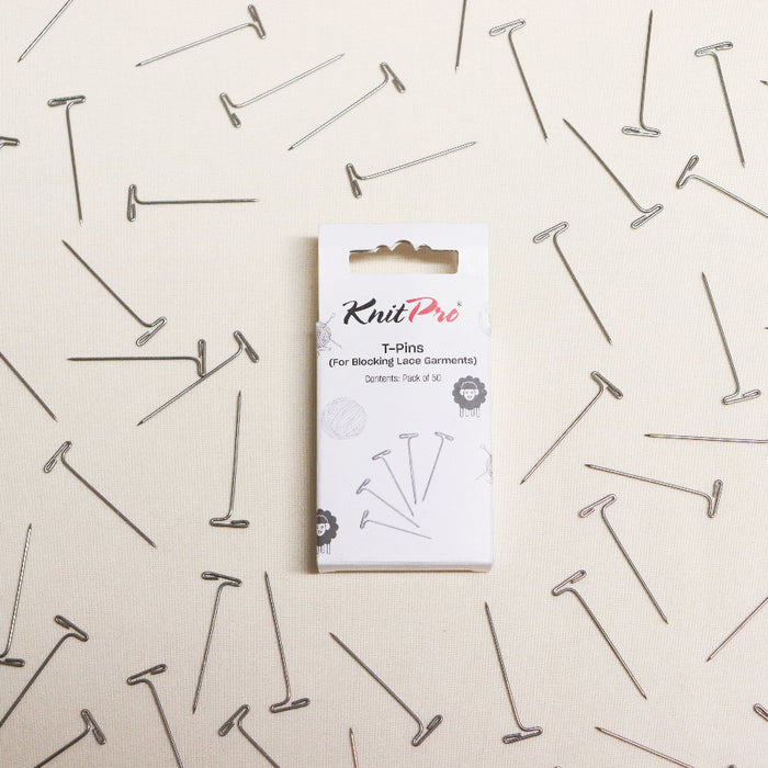 knitpro metal blocking t-pins