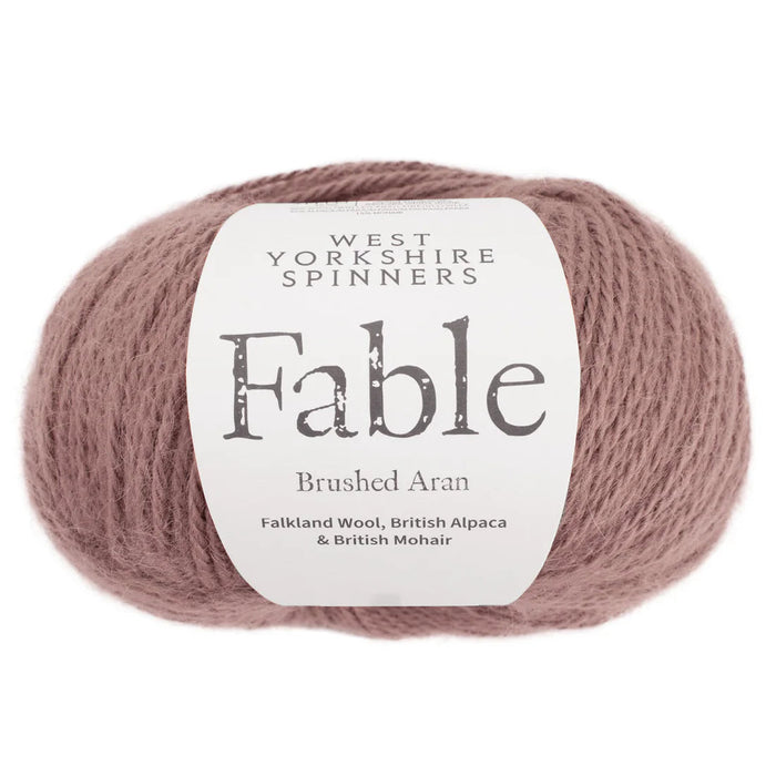 Ball of yarn with a West Yorkshire Spinners label on a white background